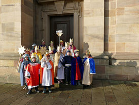 Diözesale Aussendung der Sternsinger im Hohen Dom zu Fulda (Foto:Karl-Franz Thiede)